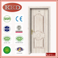 Esculpido JKD-1252 de aço porta de madeira para o quarto e a porta principal